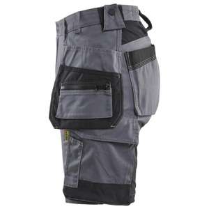 BLAKLADER - 713318329600C54 Short Craftsman pour femme stretch Gris moyen-PANTALONS DE TRAVAIL EAN 7330509925997 SHORTS DE TRAVAIL - Product Image 3