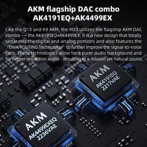 FiiO M23 Hi-Res HIFI แบบพกพาแอนดรอยด์ 10 เครื่องเล่นเพลง AMP USB DAC พร้อม AK4191EQ+AK4499EX PEQ บลูทูธ 5.0 - Product Image 3