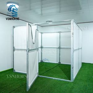 Sistem Panel Kandang Kuda Portabel Sementara dengan Rangka Galvanis, Atap Tahan Cuaca, dan Desain Kandang Modular - Product Image 5