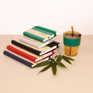 Factory Price 2025 Bamboo Fiber Environmental Leather Custom <strong>Notebooks</strong> Hardbound Corporate Gifts - Product Image 4