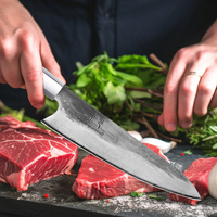 Couteau Yanagiba Premium Forgé à la Main en Acier Damas VG10 Japonais, Tranchant comme un Rasoir, Couteaux de Cuisine Professionnels