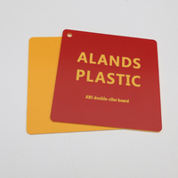 Feuille de plastique ABS double couleur gravée au laser ALANDS 1200x600mm, directement de l'usine