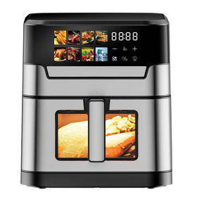 مقالي هوائية رقمية متعددة الوظائف بسعة 8 لتر بسعر منخفض للبيع بالجملة مقالي هوائية كهربائية مرئية بشاشة تعمل باللمس - Product Image 1