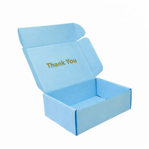 Boîte en carton ondulé laminé lithographique pour parfum et cosmétiques, boîte à rabat E-flute, boîte d'expédition, logo personnalisé, fabricant personnalisé - Product Image 3