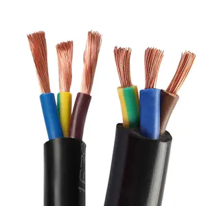 H05VV-F 2芯3芯电力电缆软电缆，带聚氯乙烯绝缘和外护套