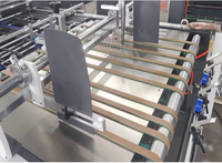 Machine à poser les fenêtres LKS-1250 pour boîtes à mouchoirs, petite machine à poser les fenêtres à double alimentation