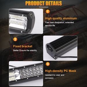 Haute qualité IP67 aluminium universel Super lumineux tout-terrain LED barre lumineuse de toit de voiture 9-36V nouveau produit - Product Image 4