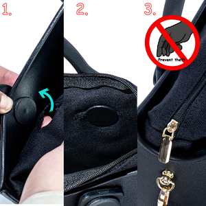 Borsa a <span class=keywords><strong>Mano</strong></span> Impermeabile <span class=keywords><strong>in</strong></span> EVA con Tracolla per Donna, Borsa da Spiaggia - Product Image 6