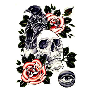 وشم للجسم غير مؤلم ختم ساخن غير سام مقاوم للماء وشم مؤقت ، ملصق وشم مؤقت للجسم للوجه صديق للبيئة - Product Image 2