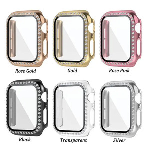Coloré mode Bling diamant coque housse de protection boîtier de montre pour iWatch série 8 7 6 5 4 3 2 1 <span class=keywords><strong>SE</strong></span> - Product Image 3