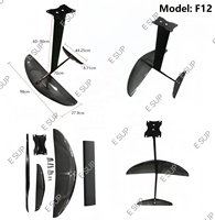 E SUP Carbon Fiber Hydrofoil Surf Board Wing Foil pour Water Play Ocean Surfing