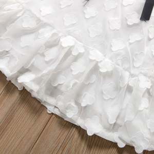 Articles les plus vendus Vêtements pour enfants Robe longue en dentelle blanche à col en coton pour filles Fabriquée en Chine - Product Image 6