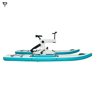 JTRDA 2024 Bicicletta Acquatica Gonfiabile Drop Stitch per Adulti - Pedalò Galleggiante per Mare e <span class=keywords><strong>Lago</strong></span>, Capacità 150KG, Garanzia 1 Anno - Product Image 5