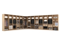 Meubles à prix d'usine, meilleures ventes : Ensemble de dressing de chambre à coucher avec armoire de style 'Walk-in'