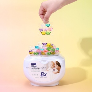 ผงซักฟอกแบบแคปซูล 7-in-1 กลิ่นดอกไม้/ผลไม้  ต้านเชื้อแบคทีเรีย ชุดกล่องของขวัญ สำหรับซักผ้า  ผู้ผลิตขายส่ง - Product Image 2