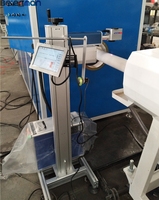 Machine de marquage laser CO2 en ligne pour ligne d'extrusion de tuyaux en PVC, PPR, PE – Imprimante laser pour codes QR et logos permanents