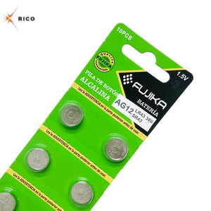 Good Quality Alkaline AG12 LR43 Button <b>Coin</b> Cell <b>Battery</b> for Toys Consumer Electronics Alarm Remote Control - Product Image 5