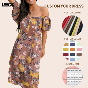 فستان صيفي نسائي مخصص 100% كتان، فضفاض وكبير الحجم، مريح وقابل للتنفس، بأكمام قصيرة، مناسب للحفلات والشاطئ - Product Image 2