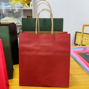 Grocery Cutlery <b>Party</b> <b>Gift</b> Tableware Merchandise Retail Black Kraft Recyclable Paper <b>Bag</b> All Sizes Sold Business Craft Paper <b>Bag</b> - Product Image 4