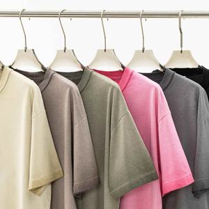 T-shirt unisexe surdimensionné en coton 100% vintage, coloris teint à l'inverse, style américain, personnalisé, écologique, collection été 2025 - Product Image 2