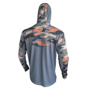 2024 Nova Chegada Poliéster Sublimado Pesca Camisa de Manga Longa UV Máscara de Proteção Quick Dry Plus Size Adultos Meninos do Verão - Product Image 3