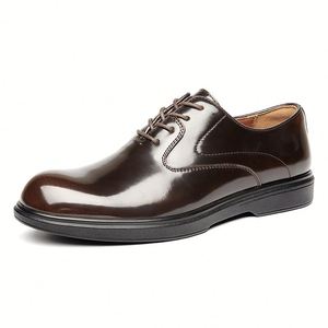 Zapatos de lujo para hombre, mocasines puntiagudos de cuero dividido hechos a mano, elegantes, formales, cómodos, con suela suave, estilo de alta gama - Product Image 6
