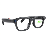 Lunettes Intelligentes avec Écouteurs Intégrés, Double Caméra, Traduction en Temps Réel, Contrôle Tactile/Vocal/Gestuel pour Appels Audio, Photo IA