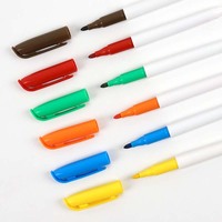 Personnalisé Coloré Lavable Mince Effaçable À Humide Craie Tableau Marqueur Verre Blanc Liquide Craie Marqueurs Pour L'écriture