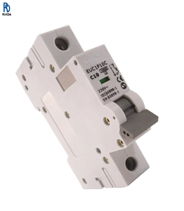 Interruptor Automático Miniatura Euc1p4c Europa Euc1p Tipo C, 1 Polo, Capacidad de Ruptura de 10 kA, 4A, 400V CA, Serie Euc - Product Image 1