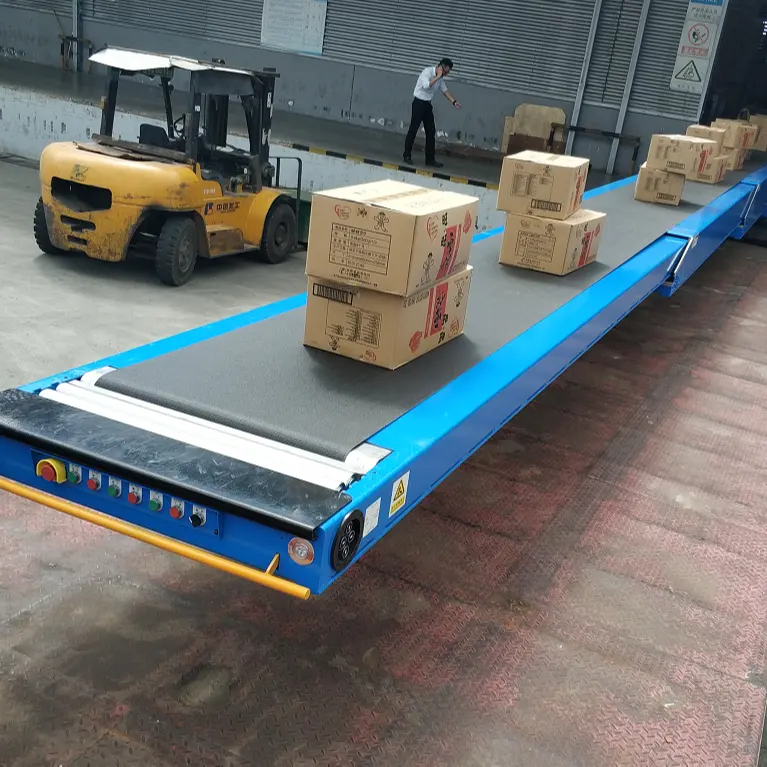 High Quality Good Price Fixed Type Container Easy Operation Telescopic Boom Conveyor System