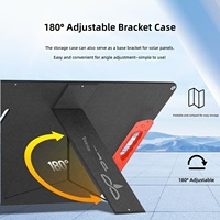 Panneau solaire photovoltaïque monocristallin 200W 18V pour l'extérieur, kit pliable pour alimentation électrique et charge PV, idéal pour l'import-export en Chine