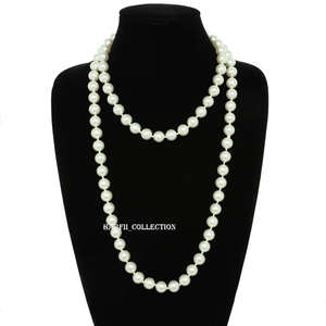 Collier en perles fait main de qualité supérieure, bijoux vintage unisexe, cadeau pour les mariages et les occasions spéciales - Product Image 3