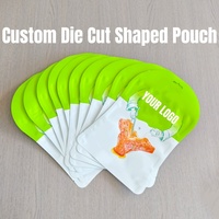 Sachet OEM de forme spéciale en BOPP/métallisé partiellement/CPP laminé, de qualité alimentaire, thermoscellable, imprimé en héliogravure pour l'emballage de snacks