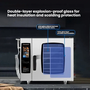 5-<b>Tray</b> Oven With Programmable & Bake / Built-in Boiler + Water Gun Cleaning VK07F-60 5-<b>Tray</b> Design Efficient Cooking for <b>Large</b> B - Product Image 2