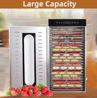 KR FD-24B RVS Huishoudelijke Elektrische Slimme Besturing Voedsel Droogprocessor 24 Lagen Fruit & Groente Droger