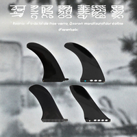 Logo personnalisé de 10 pouces aileron unique pour Longboard SUP planche de surf forme de vitesse de surf de vague 7-30 jours de livraison planche à pagaie de couleur personnalisée