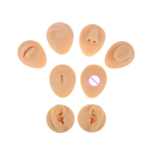Mô Phỏng 3D Silicone Mô-đun Móng Tay Giả Vòng Mũi, Novice Thực Hành Thủng Đào Tạo Prop Nhà Sản Xuất Bán Buôn - Product Image 4