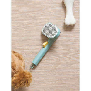 Spazzola portatile per la rimozione dei peli di animali domestici verde Sliker lavabile in Silicone materiale plastico sicuro facile da usare per la pulizia dei peli di cane - Product Image 1