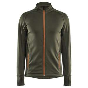 BLAKLADER-Veste polaire 473525394240S Forest Green/Rust - EAN 7330509941737 VESTES DE TRAVAIL VESTES D'HIVER SOFTSHELL ET REMBOURRÉES - Product Image 1