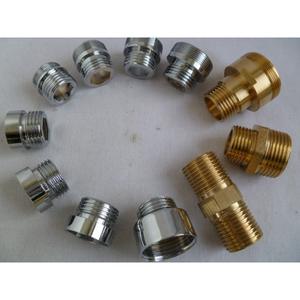 Connecteur en cuivre de conversion de filetage M18 20 22 24 28 32 mm, 4 6 points/M18, filetage interne externe fin, accessoires de robinet de salle de bain - Product Image 2