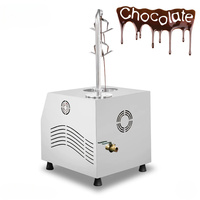 Machine à tempérer le chocolat de 8 kg avec table vibrante, machine à fabriquer le chocolat pour les chocolateries