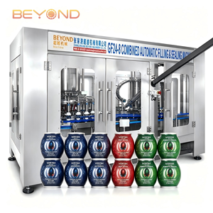 Máquina Llenadora de Latas y Botellas Eléctrica Automática de Alta Velocidad 9000CPH con Control PLC y 1 Año de Garantía para Bebidas - Product Image 1