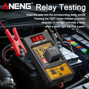 Direktvertrieb 12V/24V Universal 4-Pin/5-Pin Kfz-Relais-<span class=keywords><strong>Tester</strong></span> Batterie Digital-Anzeige-<span class=keywords><strong>Tester</strong></span> Relais-Analysator - Product Image 3