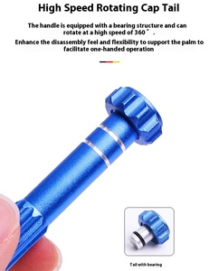 Jeu de tournevis multifonctionnel en acier 5-en-1, mini tournevis de précision pour la réparation de téléphones portables, kit d'outils OEM - Product Image 5