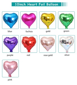 Globos de Aluminio en Forma de Corazón Pequeño de 10 Pulgadas, Decoración para San Valentín, Graduación, Bodas y Fiestas - Product Image 2