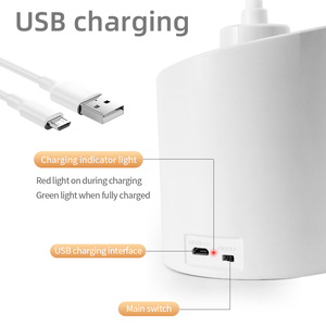 USB có thể sạc lại 1200mAh LED bàn đèn ba-nhiệt độ màu chủ Bút cảm ứng điều khiển học tập bảng đèn cho nghiên cứu bàn - Product Image 3