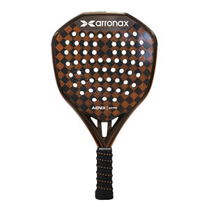 Raqueta de Pádel Profesional Arronax PRO 5 de Fibra de Carbono con Empuñadura de Silicona, Patrones Personalizables y Diseño Ligero - Product Image 3