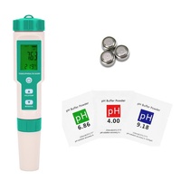 Testeur de qualité de l'eau 7 en 1 pH Orp Salinité S.G. Ec Tds Temp Medidor De ph Y Orp Salt Meter Tester