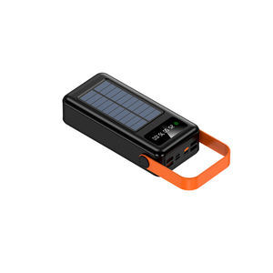 Banco de Energía Solar de 40000 mAh, Cargador <span class=keywords><strong>Portátil</strong></span> Impermeable para Exteriores con Cuatro Puertos USB, <span class=keywords><strong>Batería</strong></span> Externa de Emergencia para Camping y Senderismo - Product Image 3