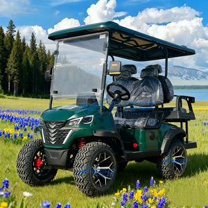 2026 Club Golf Cart Lifted 3-4 Passenger Golf Cart with Cargo Outdoor AC New Off-road Electric Golf Utility Carts for Sale - Product Image 6